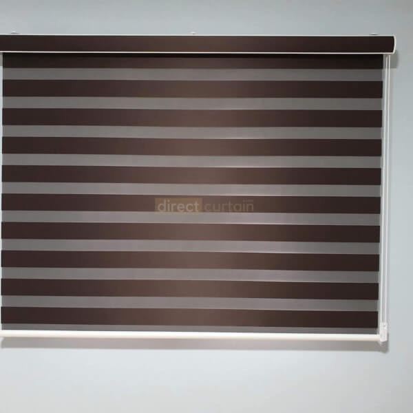 Korean Rainbow Blind – Blackout Chocolate Brown
