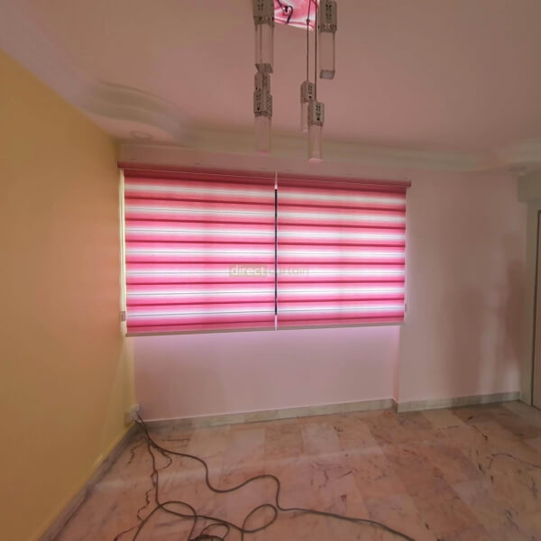 Korean Rainbow Blinds – Gradation Dim-out Pink