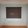 Korean Zebra Blind – Blackout Chocolate Brown