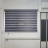 Korean Zebra Combi Blind – Blackout Oxford Grey in Master BedRoom HDB