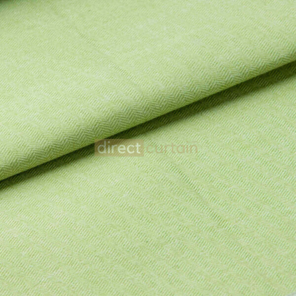 Blackout Curtain - Chevron Lime Green