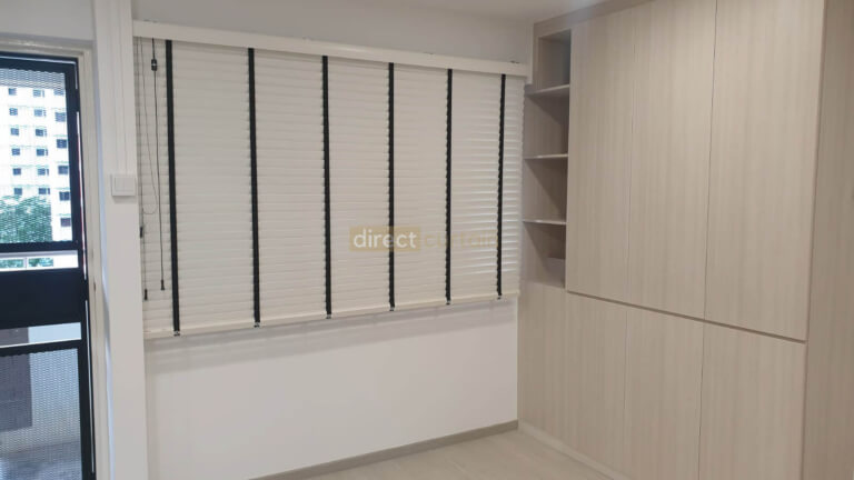 venentian blinds pvc - tampines singapore living room