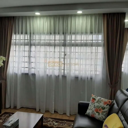 Day Sheer Curtain – Sable Off-White Beige Living