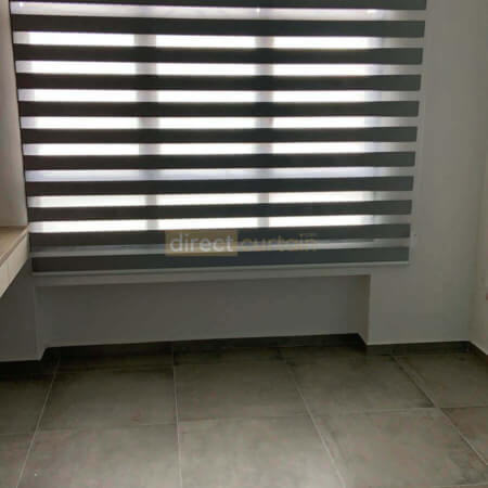 Korean Shadow Blind – Blackout Oxford Grey Red Hill Singapore