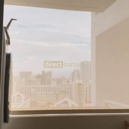 outdoor roller blinds in kitchen service yard - HDB Singapore