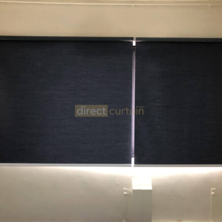 Blackout Roller Blind Denim Blue Grey BR1