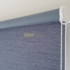 Blackout Roller Blind Denim Blue Grey close-up