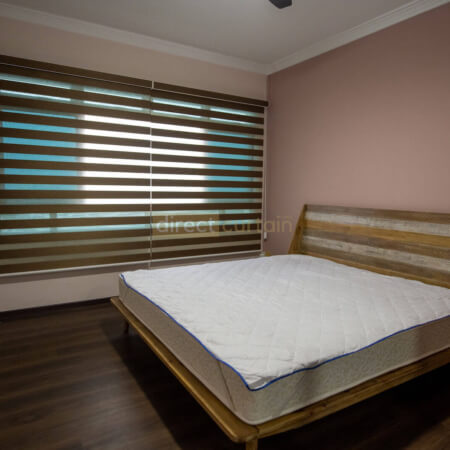 Korean Combi Blind – Blackout Oxford Brown br2