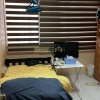 Korean Combi Zebra Blind – Blackout Oxford Brown Split
