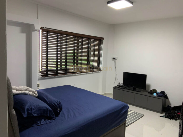 PVC Polystyrene Venetian Blind – 50mm – Dark Wood Brown Jurong Singapore