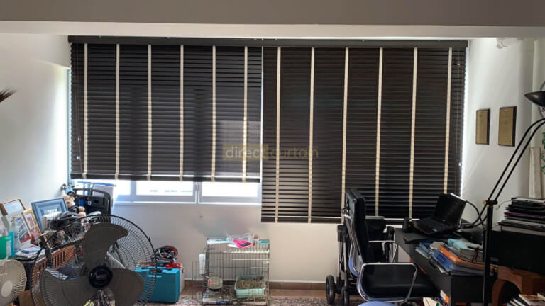 Fauxwood (PS) Venetian Blind - 50mm Singapore