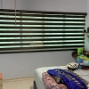 Korean Combi Blind – Blackout Oxford Black Brown