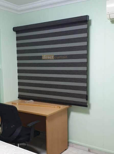 Korean-Zebra-Combi-Blind-–-Blackout-Oxford-Black-Brown