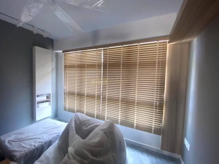 Fauxwood (PS) Venetian Blind - 50mm - 1030 angle
