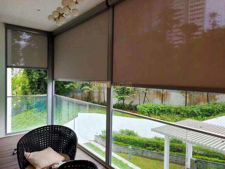 Zip Blinds Singapore - Give your balcony motorised shades