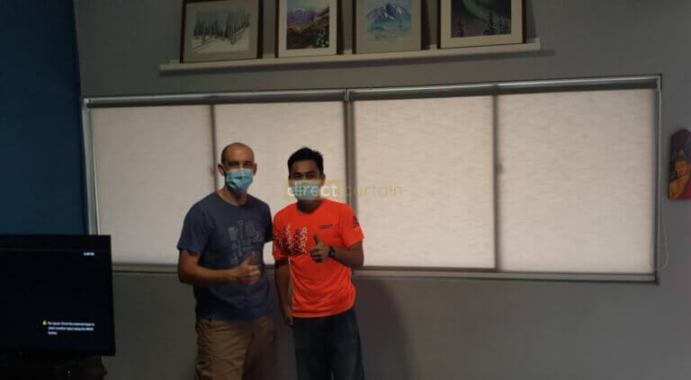 Wabi Sabi - Semi-Sheer Series Basic Roller Blinds - Happy Customer