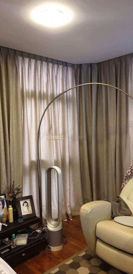 Semi-Sheer Curtain - Sand Beige 3