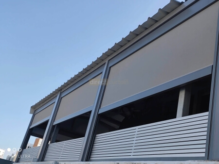 Zip Track Blinds installed In Penthouse Singapore