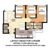 4 Room HDB BTO Curtain Package Layout - Fernvale Dew