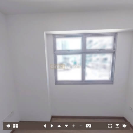 BTO Curtain Package - 3 Room Type 1H - Yishun Glen - Bedroom 2-watermark