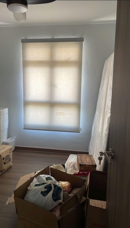 HDB BTO Curtain Package - Kim Keat Beacon - 4 Room - Bedroom 2 Far