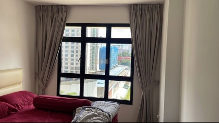 HDB BTO Curtain Package - Kim Keat Beacon - 4 Room - Master Room Far