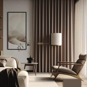Dim-out Curtain -  Cora Tobacco